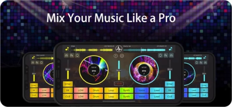 DJ Mixer Studio hội tủ đầy đủ tính năng làm nhạc