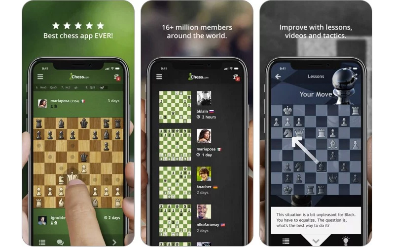 danh sách những ứng dụng chơi cờ vua cho iphone và ipad