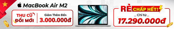 Banner danh mục MacBook Air m2