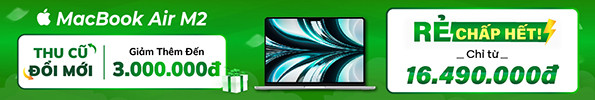Banner danh mục MacBook Air m2