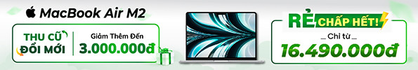 Banner danh mục MacBook Air m2