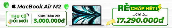 Banner danh mục MacBook Air m2