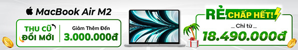 Banner danh mục MacBook Air m2