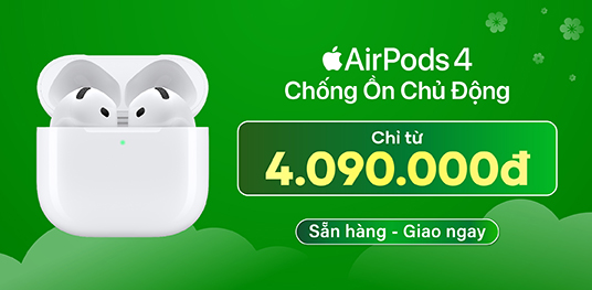 Apple AirPods 4 chống ồn