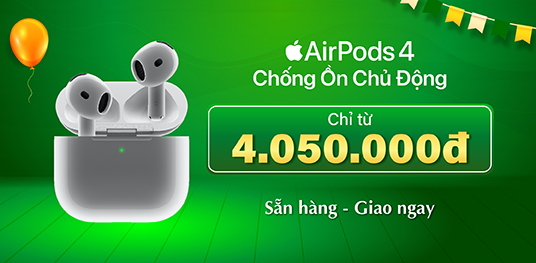 Apple AirPods 4 chống ồn