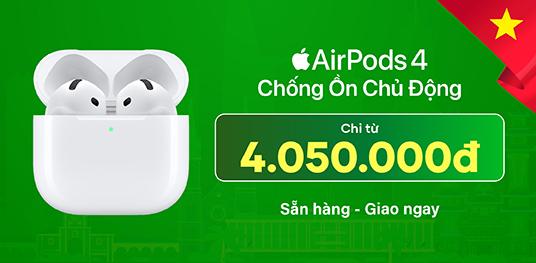 Apple AirPods 4 chống ồn
