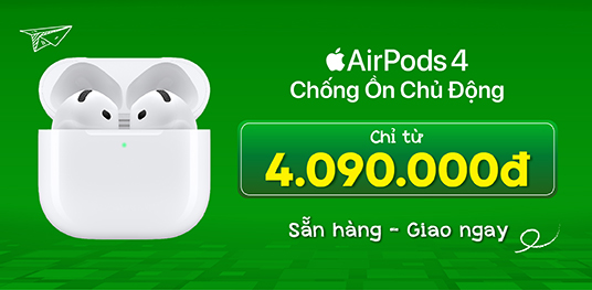 Apple AirPods 4 chống ồn