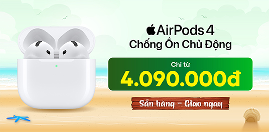 Apple AirPods 4 chống ồn