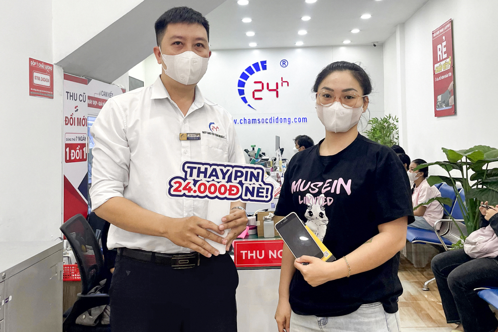 Khách sửa tại 24hCare 2