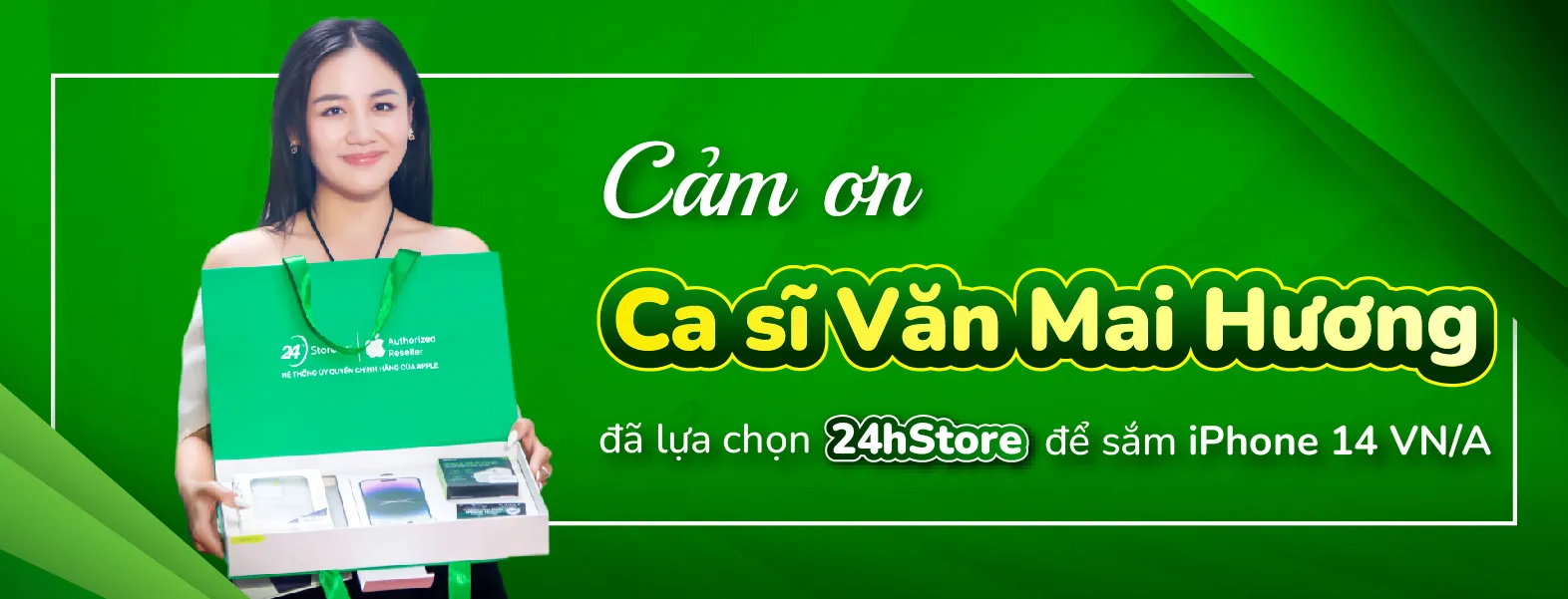 Ca sĩ Văn Mai Hương sắm siêu phẩm iPhone 14 Pro Max