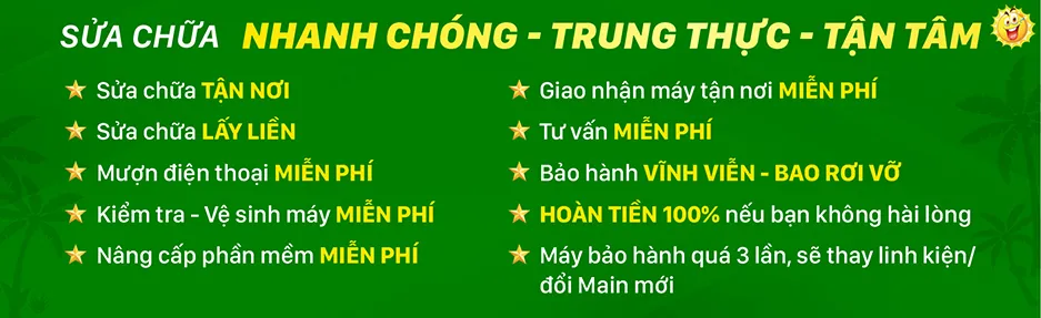 Sửa chữa 6 sao duy nhất ở Việt Nam