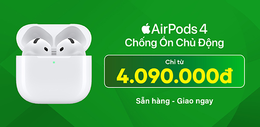 Apple AirPods 4 chống ồn