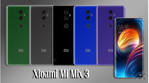 Xiaomi Mi Mix 3 lộ diện hình ảnh concept