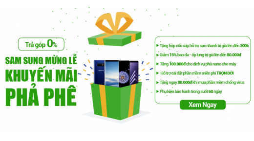 SAMSUNG MỪNG LỄ KHUYẾN MÃI PHẢ PHÊ