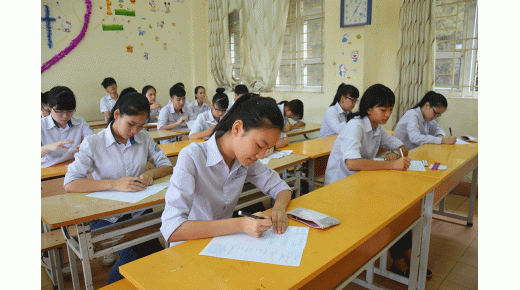 Đáp án tham khảo môn Toán ở kỳ thi tuyển sinh lớp 10 ở Hà Nội