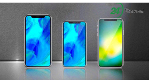 Lộ thiết kế mặt trước của bộ ba iPhone 2018, viền mỏng bất ngờ