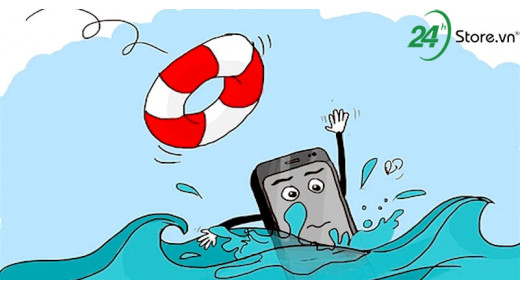 Mẹo xử lý khi điện thoại rơi xuống nước