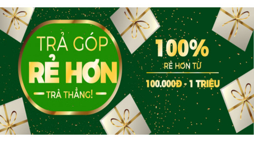 Sự kiện mưa sale băng - Mua trả góp rẻ hơn trả thẳng