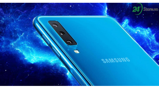 Galaxy A7(2018), smartphone Samsung đầu tiên sở hữu 3 camera sau chính thức ra mắt