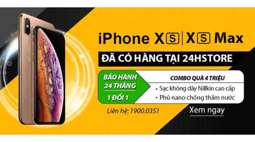 [THÔNG BÁO] iPhone XS, XS Max đã có mặt tại 24hStore