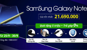 Note 9 liền tay – nhận ngay 5 triệu