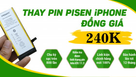 Thay Pin Pisen iPhone đồng giá 240k tại 24hstore