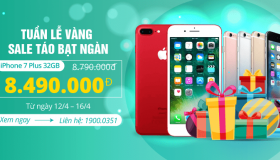 Tuần lễ vàng – Sale Táo bạt ngàn
