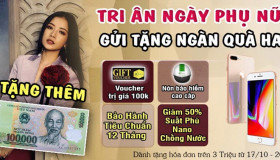 [Event] Tri ân ngày phụ nữ - Gửi tặng ngàn quà hay tại 24hStore