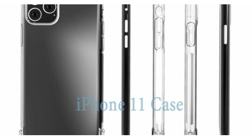 Ốp lưng phác họa hình dáng của iPhone 11