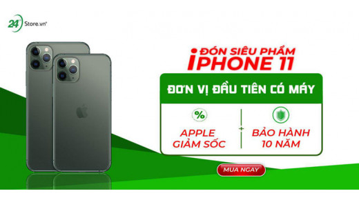Đón iPhone 11 - Xả toàn bộ dòng Apple - Bảo hành 10 năm