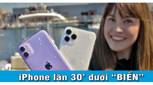 Đánh giá khả năng chống nước trên iPhone 11 và 11 Pro
