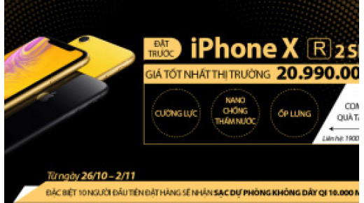 Đặt trước iPhone XR 2 SIM - Giá tốt nhất thị trường