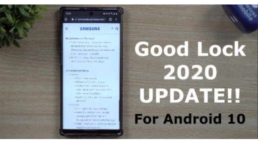 Samsung Good Lock 2020 bắt đầu được triển khai trên nền tảng Android 10