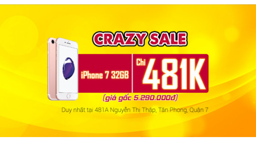 IPHONE 7 32GB CHỈ 481K, SẠC DỰ PHÒNG REMAX CHỈ 4K8 VÀ NHIỀU ƯU ĐÃI SẬP SÀN DUY NHẤT TRONG NGÀY 07/06/2020