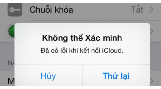 Lỗi khôi phục iCloud trên iPhone và iPad, những điều bạn chưa biết