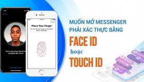 Cách khoá Facebook Messenger bằng Face ID hoặc Touch ID
