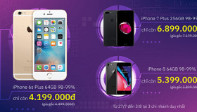 IPHONE GIẢM SỐC ĐẾN 900.000Đ – DUY NHẤT 3 CHI NHÁNH TẠI 24HSTORE