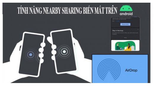 NearBy Share của Google biến mất trên Android
