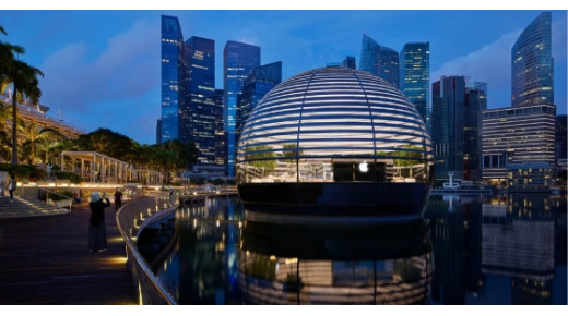 Apple Marina Bay Sands tỏa sáng tại đất nước Singapore