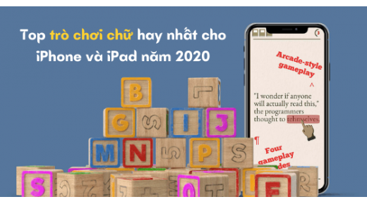 Top trò chơi chữ hay nhất cho iPhone và iPad năm 2020