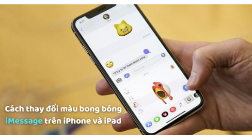 Cách thay đổi màu bong bóng iMessage trên iPhone và iPad