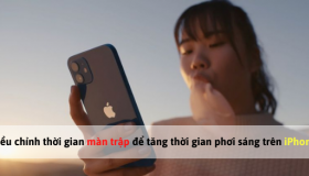 Điều chỉnh màn trập để tăng thời gian phơi sáng trên iPhone