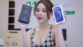 Hotgirl Livestream Thanh Tâm trở lại 24hStore sắm iPhone 12 Pro Max như đã hẹn