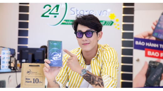 Song Luân sắm iPhone 12 Pro Max tại 24hStore ngay đúng đợt hàng SIÊU HIẾM mới về