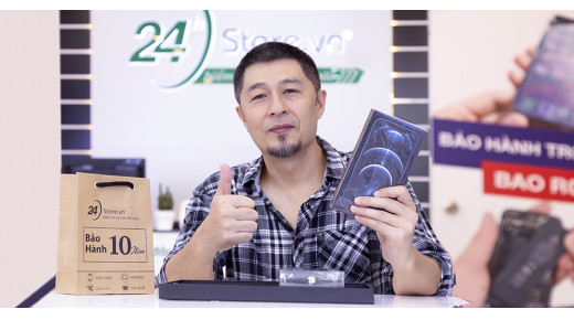 Charlie Nguyễn chọn 24hStore lên đời iPhone 12 Pro Max dịp đầu năm Tân Sửu