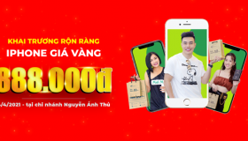 Khai trương rộn ràng - Ngày vàng giá sốc