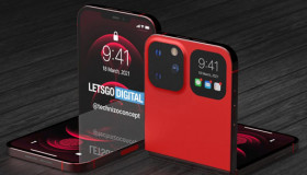 Cận cảnh concept iPhone màn hình gập trong mơ