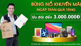 Bùng nổ khuyến mãi - Ngập tràn quà tặng, ưu đãi đến 3.000.000đ khi sắm MacBook/iPad/Apple Watch
