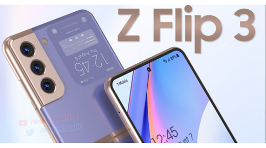 Galaxy Z Flip 3 lộ thiết kế viền màn hình siêu mỏng