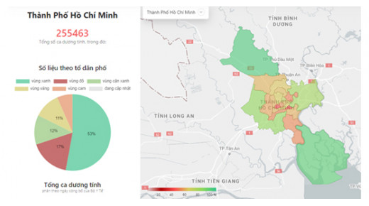 Bản đồ Covid-19: Bạn đang ở vùng xanh hay vùng đỏ